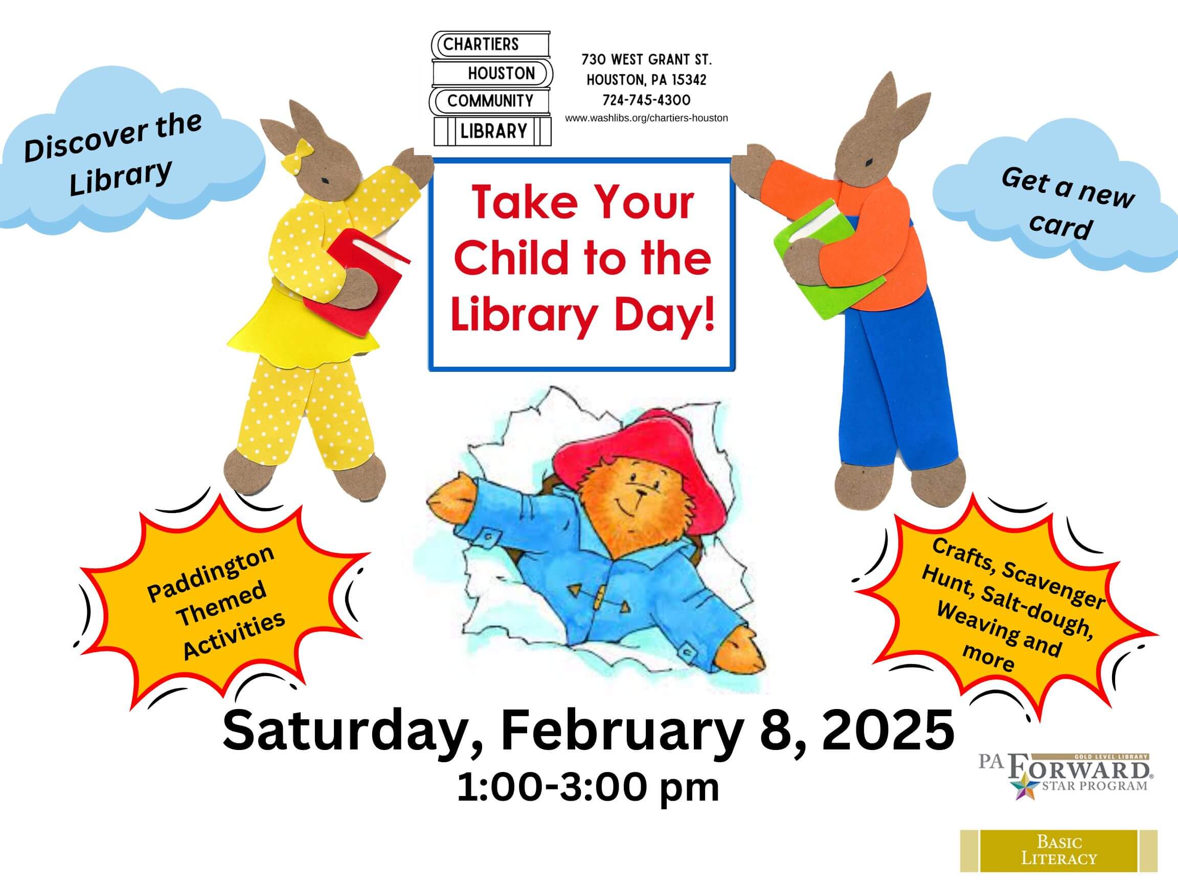 Take Your Child to the Library - A Special Paddington Bear Event