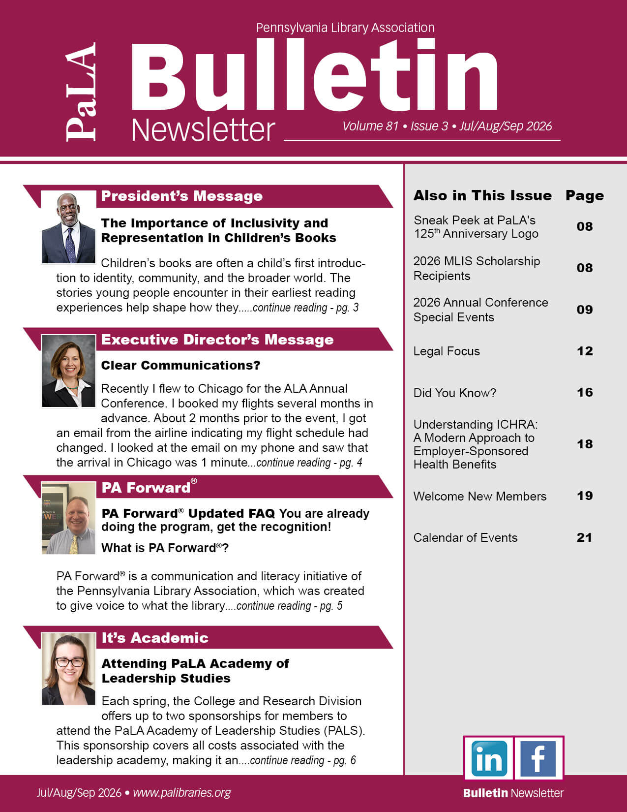 Qtr3-2026 Bulletin Newsletter Thumbnail