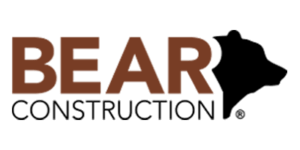 Bear construction logo