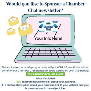 2025 Chamber Chat Sponsorship 2025 Chamber Chat Sponsorship