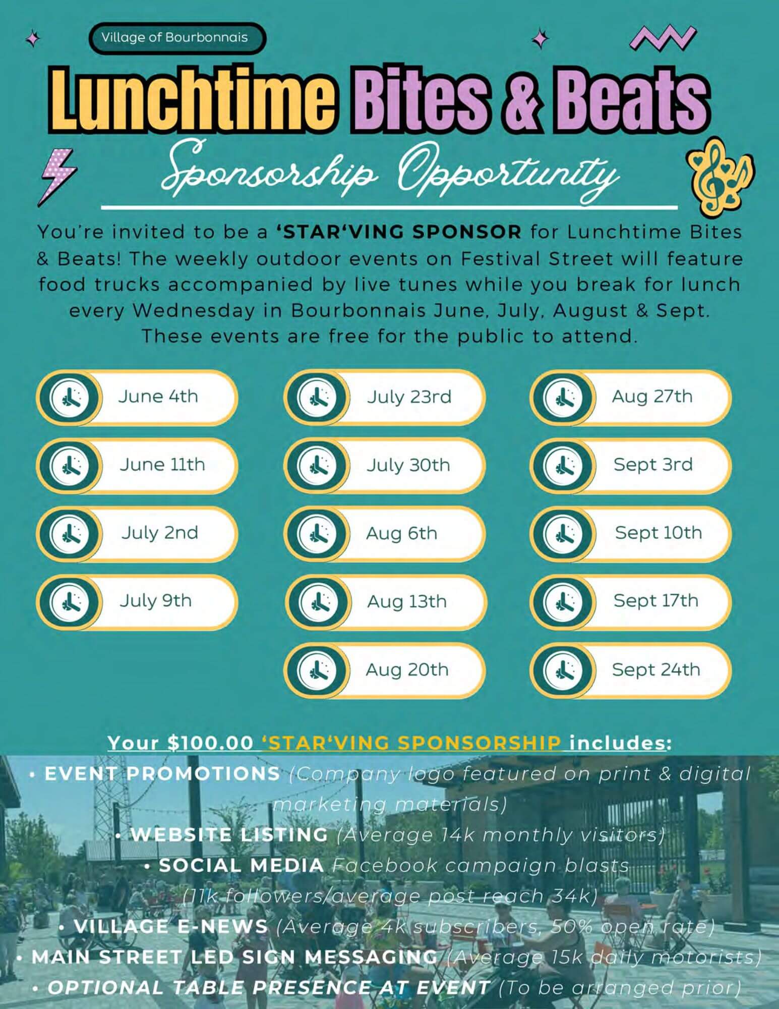 8 Village of Bourbonnais Sponsorship Guide