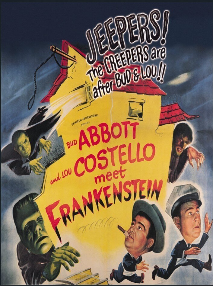 Abbott-and-Costello-Meet-Frankenstein-movie-poster Poster for the film Abbott and Costello Meet Frankenstein.