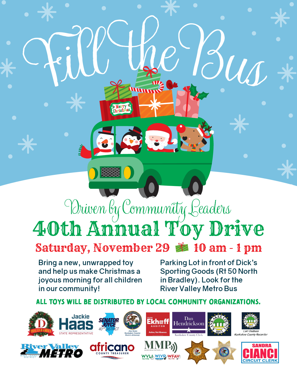Fill The Bus Toy Drive 2025