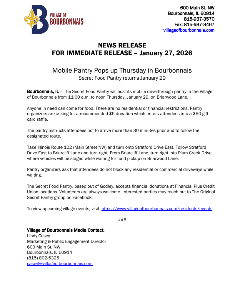 Village of Bourbonnais 1.28