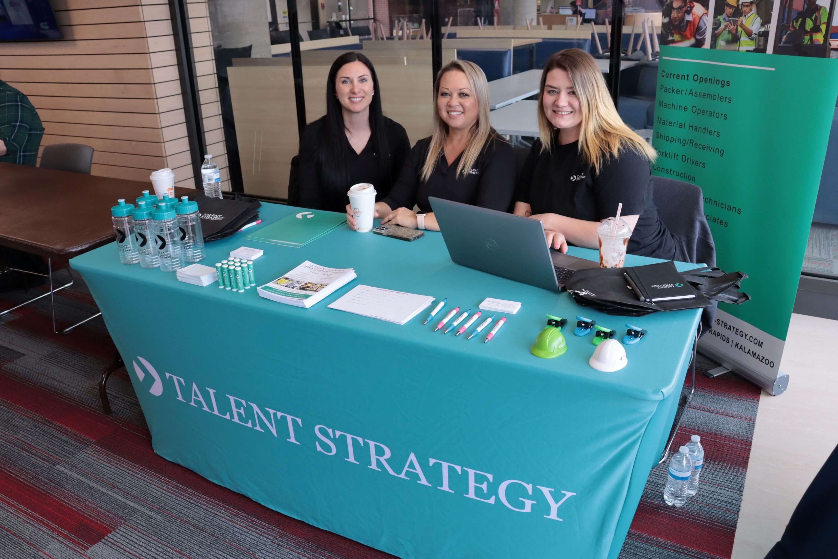 Employment recruiters at a previous KCC Job Fair.