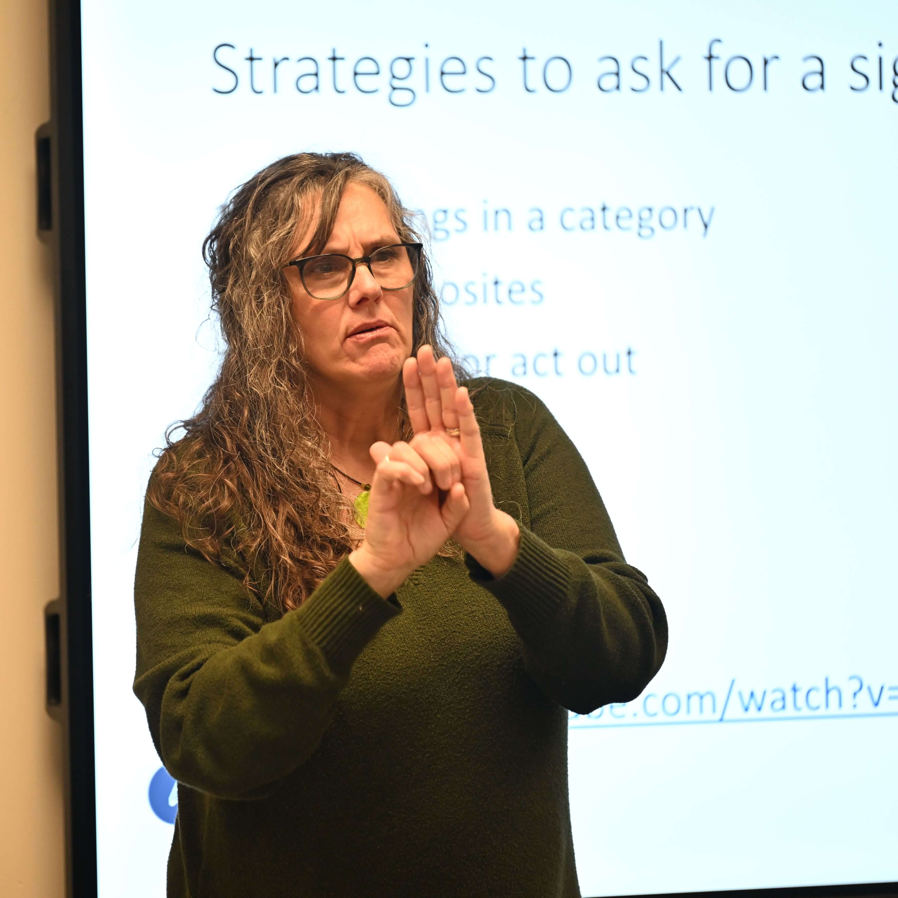 Sherry Kinzler - KCC Sign Language Adjunct Professor