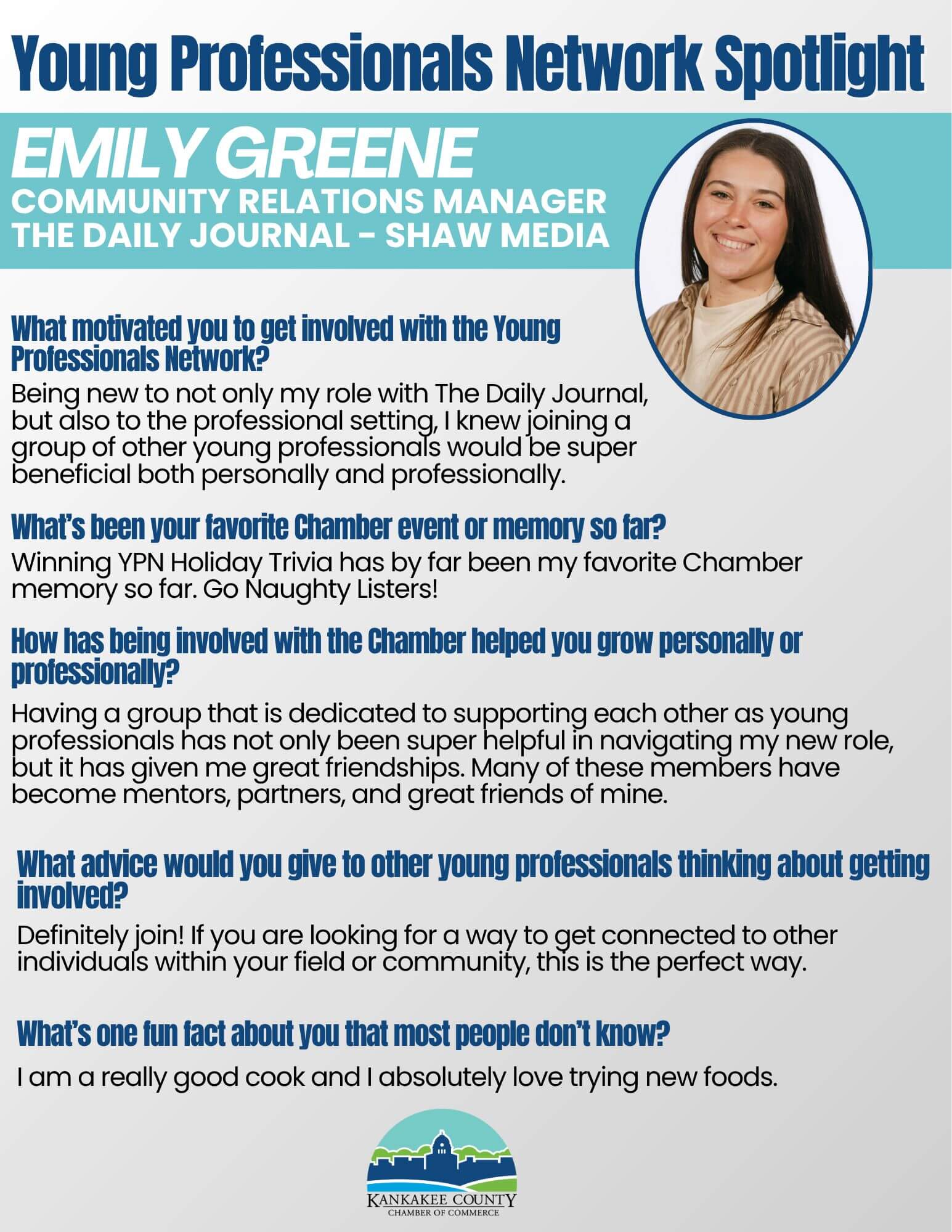 Spotlight interviews Emily Greene