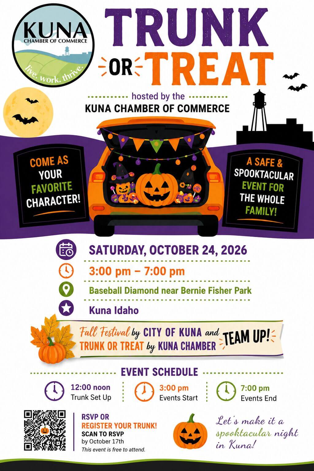 Halloween Trunk or Treat Flyer 2026 Halloween Trunk or Treat Flyer 2026