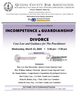 Incompetence & Guardianship In Divorce