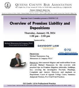 Overview of Premises Liability and Depositions
