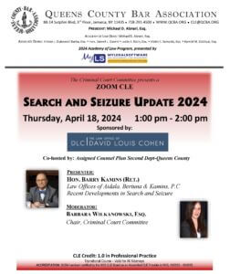 Search and Seizure Update