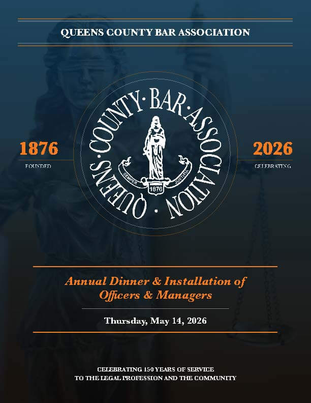 QCBA Annual Dinner Journal - COVER