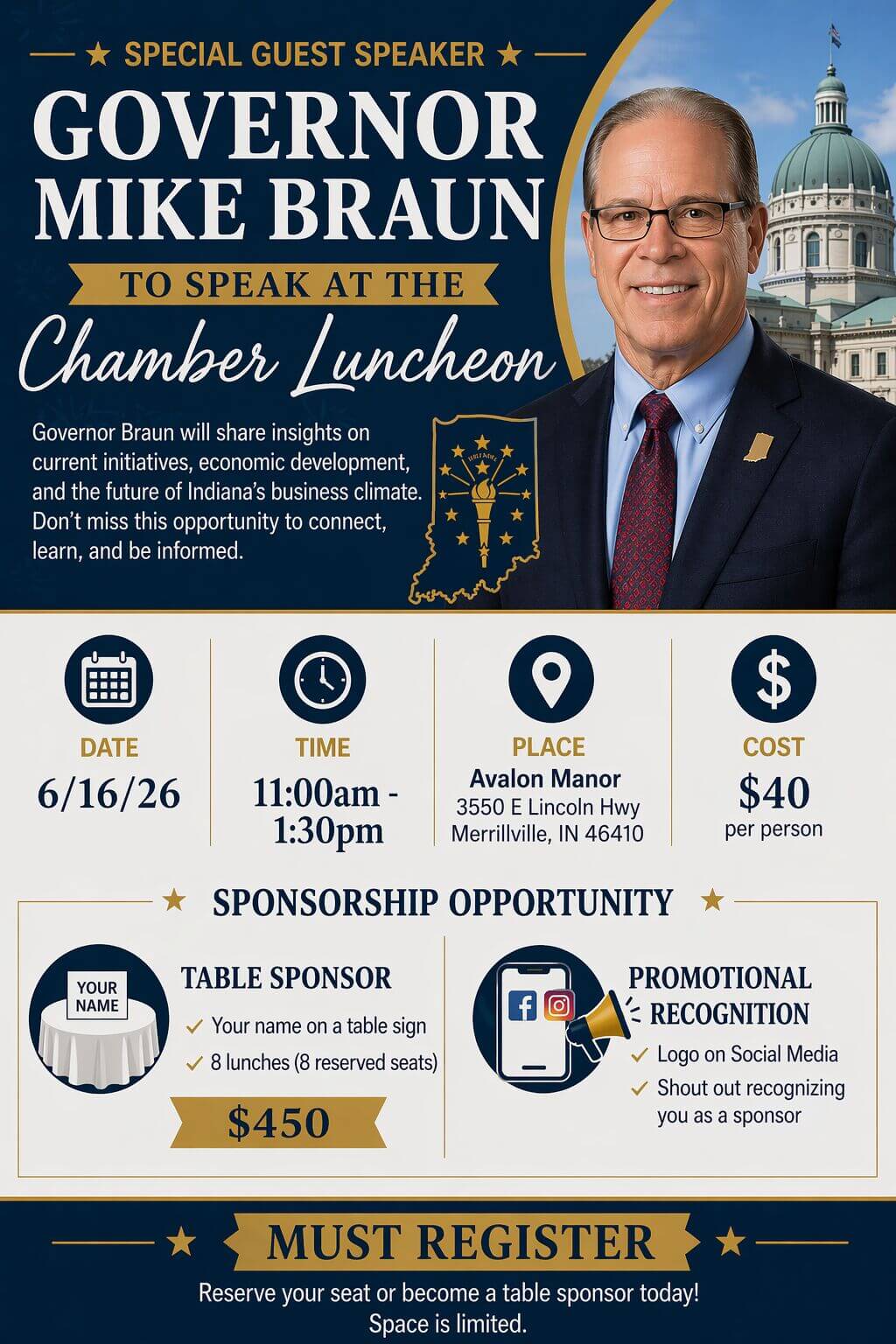 June Luncheon - Governor