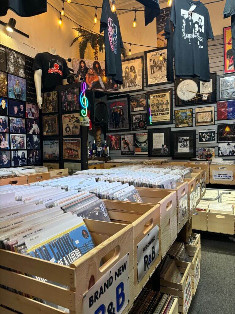 More vinyl at the back of the store!