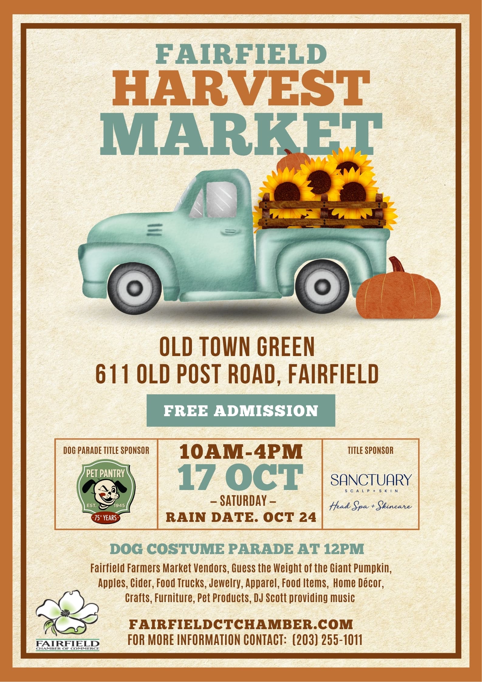 _Fairfield Harvest Market Poster with Sponsors