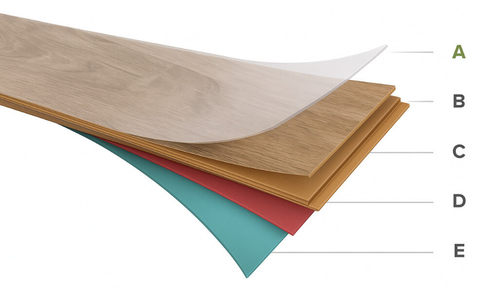 Laminate flooring model Laminate flooring model
