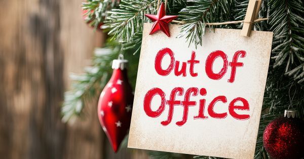 holiday out of office sign