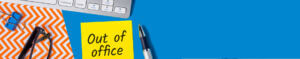 out of office note