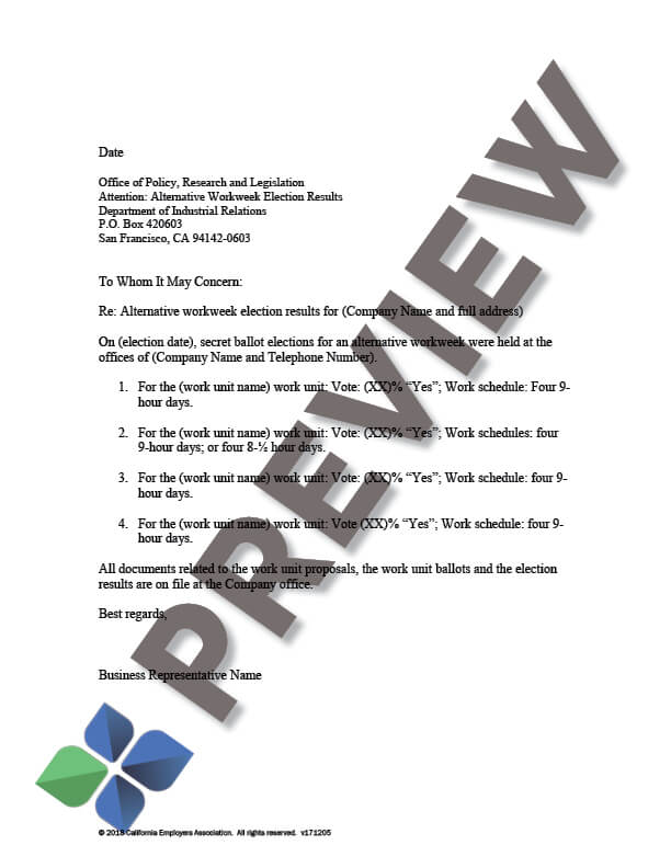 AltWW_DLSR_NoticeSample_preview alternative workweek schedule notice