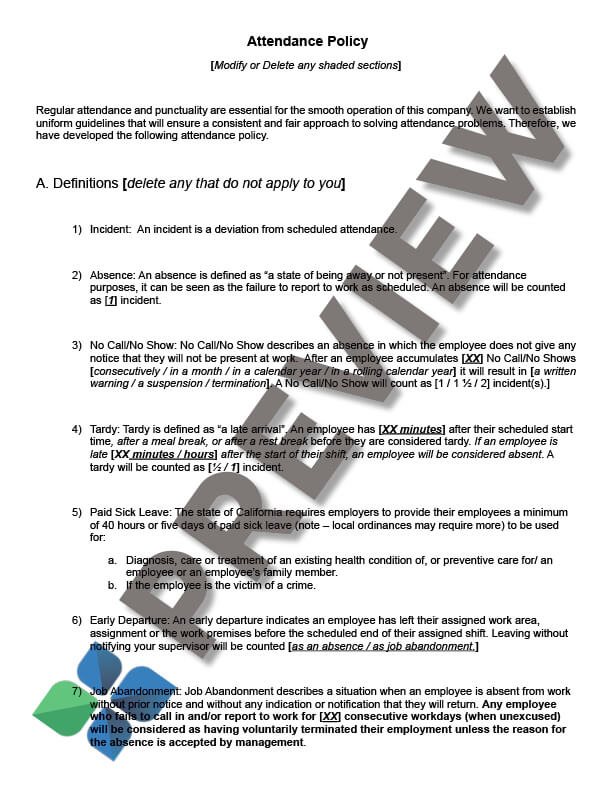AttendancePolicyTemplate_preview AttendancePolicyTemplate_preview