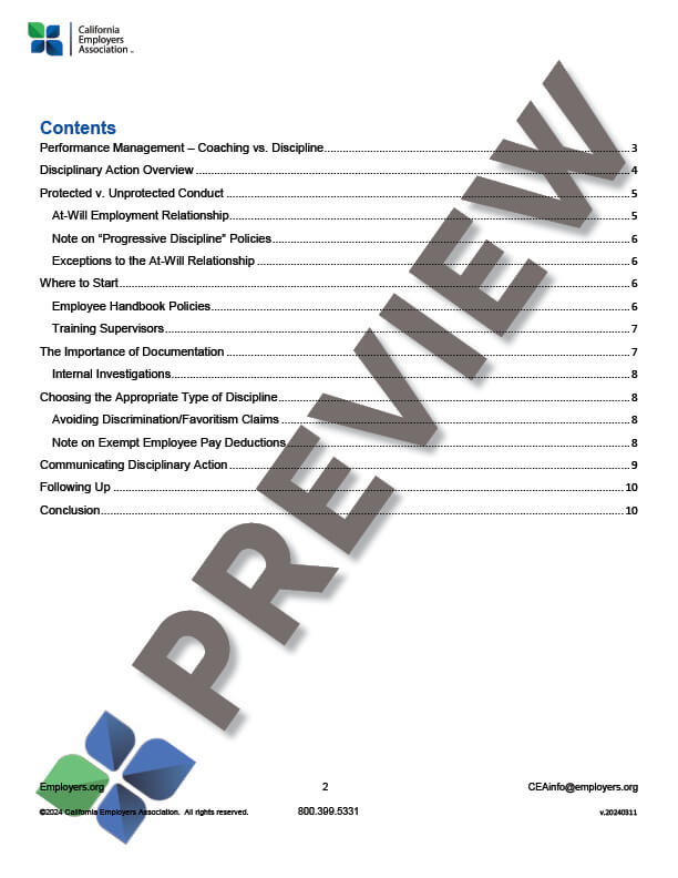 CoachingDisciplineToolkit_preview Coaching and Discipline in the Workplace Tool Kit