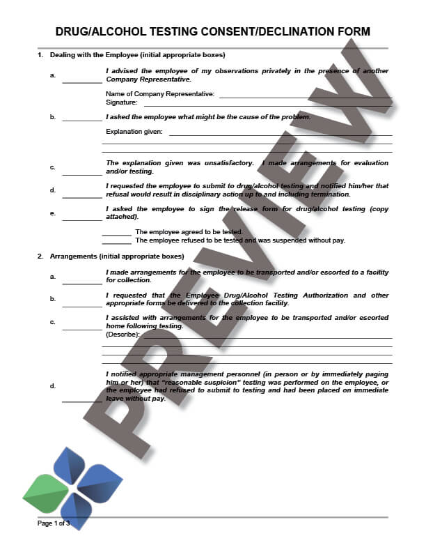 EmployeeConsenttoTesting_preview Employee Consent to Testing
