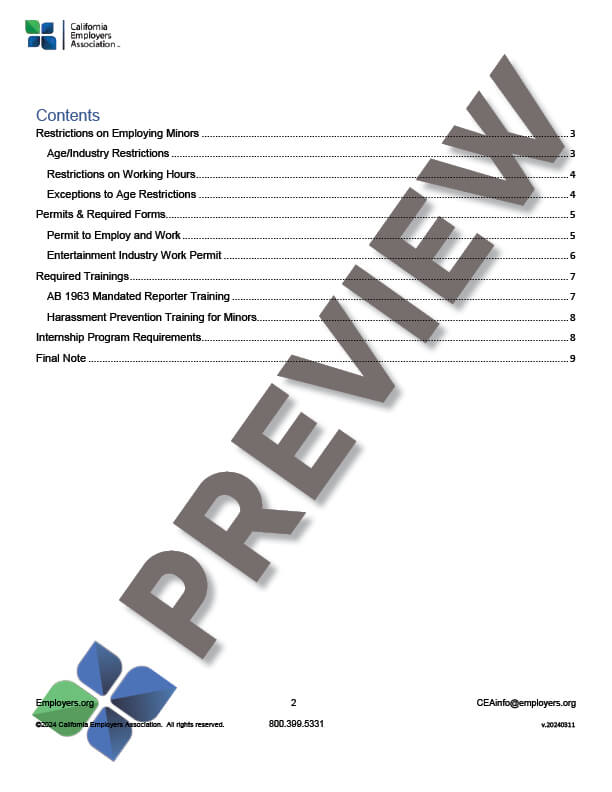 EmployingMinorsToolkit_preview Employing Minors Tool Kit