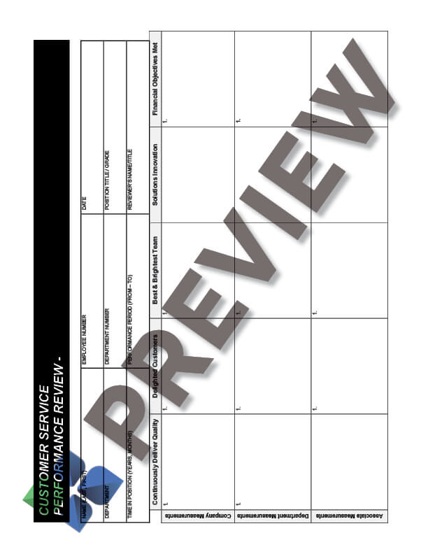 Goal_Alignment-Performance_Review_preview Goal Alignment - Performance Review (Customer Service)