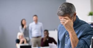 Harassment of Older Man social graphic