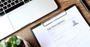 Job Descriptions on Desk