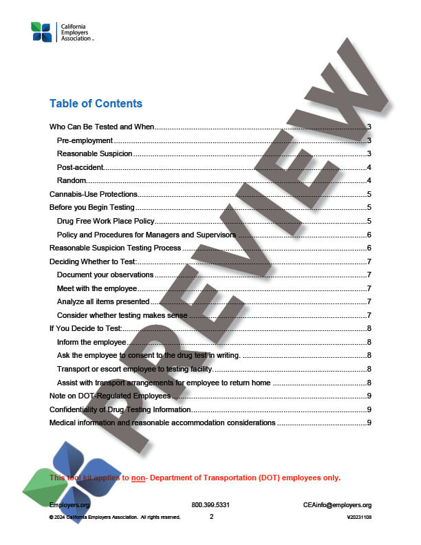 Non-DOTDrugAlcoholTestingToolKit_preview Drug & Alcohol Testing Tool Kit