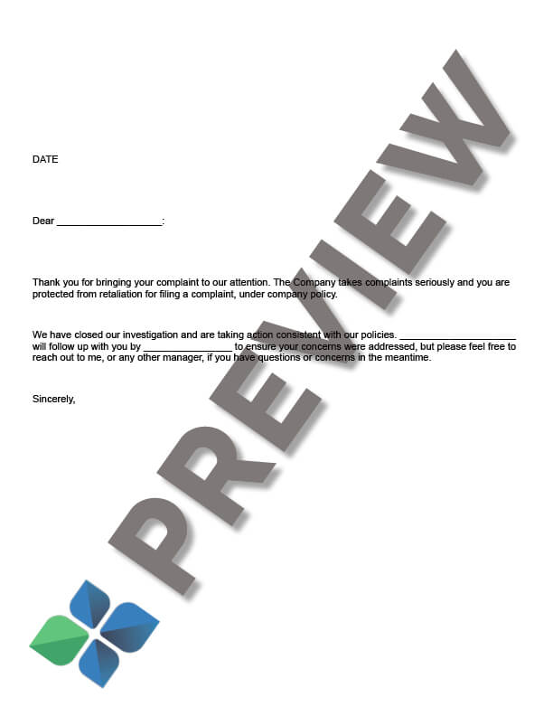 NoticeofInvestigationClosure-Complainant_preview notice of investigation closure - complainant