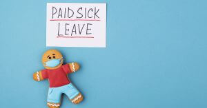 Paid Sick Leave Gingerbread Man
