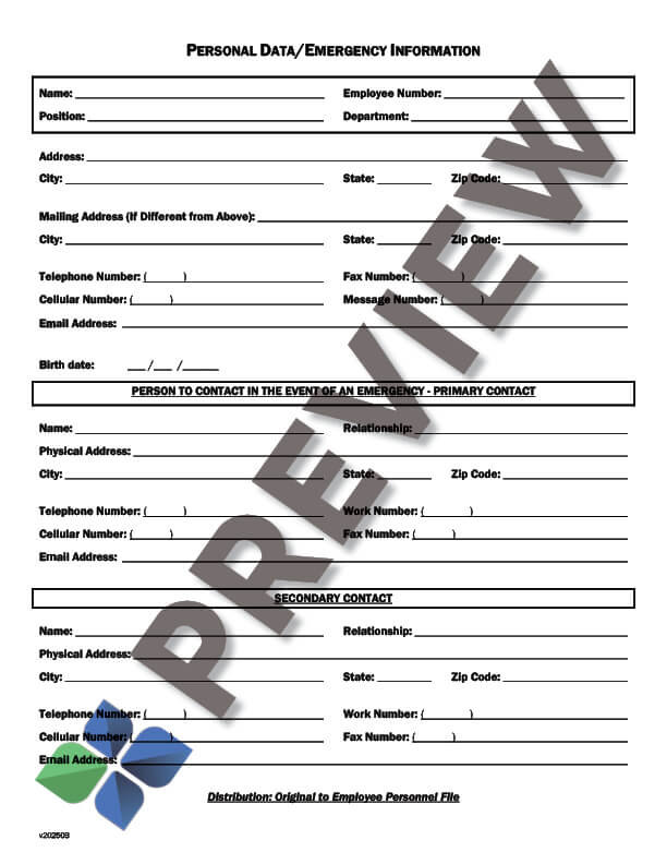 PersonalDataEmergencyInfo-2025_preview Personal Data - Emergency Info