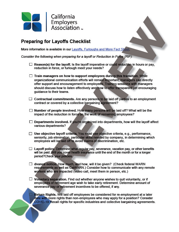 PreparingforLayoff-RIFChecklist_preview Preparing for Layoffs or RIF