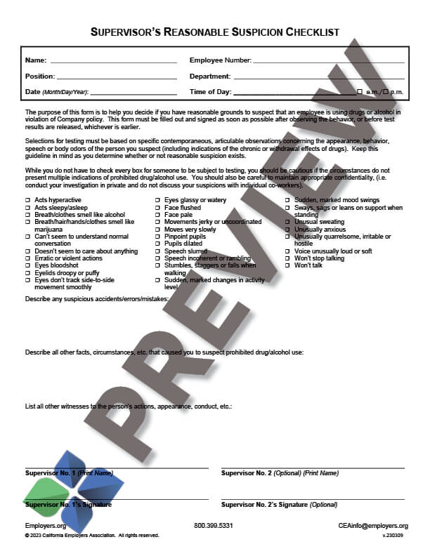 ReasonableSuspicionChecklist_preview Reasonable Suspicion Checklist