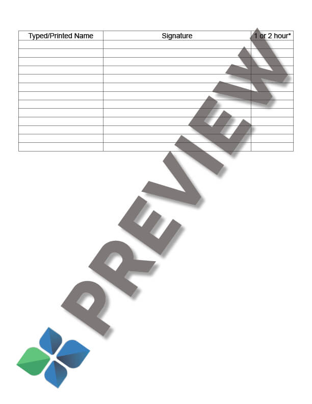TrainingSign-InSheet_preview Training Sign-In Sheet