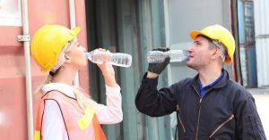 drinking water