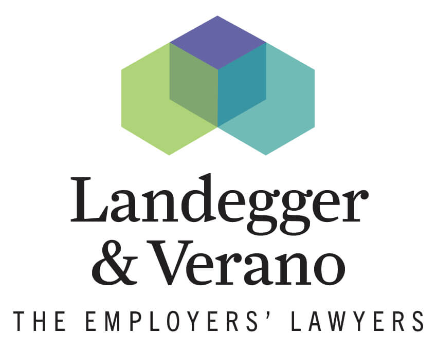Landegger &amp; Verano Logo - Stacked