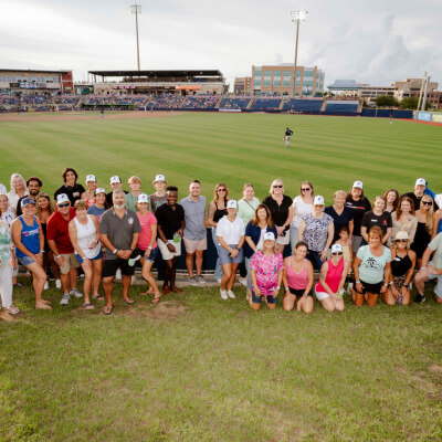 Perdido Key Chamber event - Baseball field