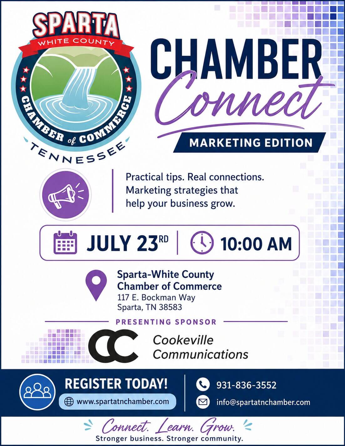 Chamber Connect Marketing Class Flyer
