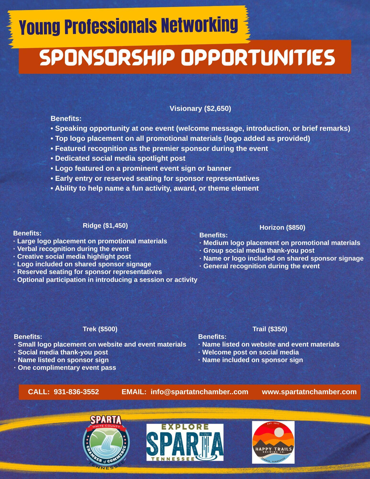 Sponsorships for YP
