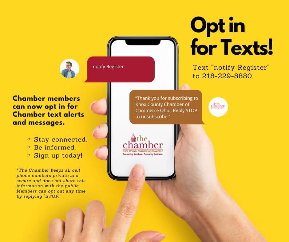 Chamber Text Opt In Graphic