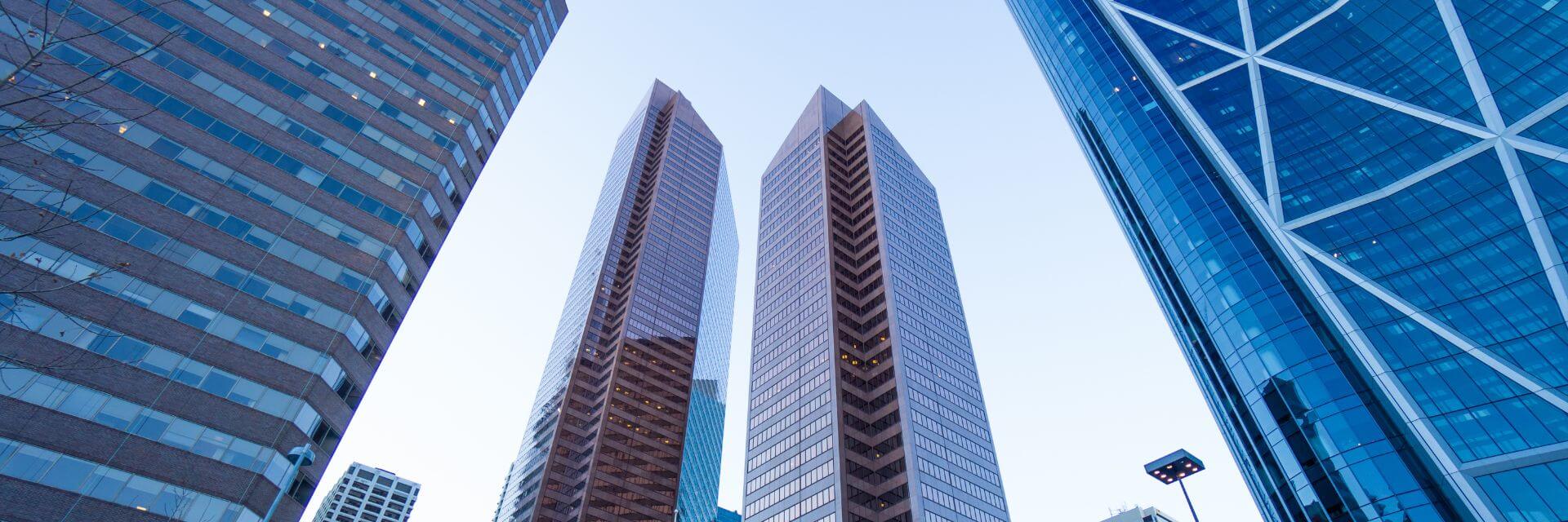 Downtown office towers
