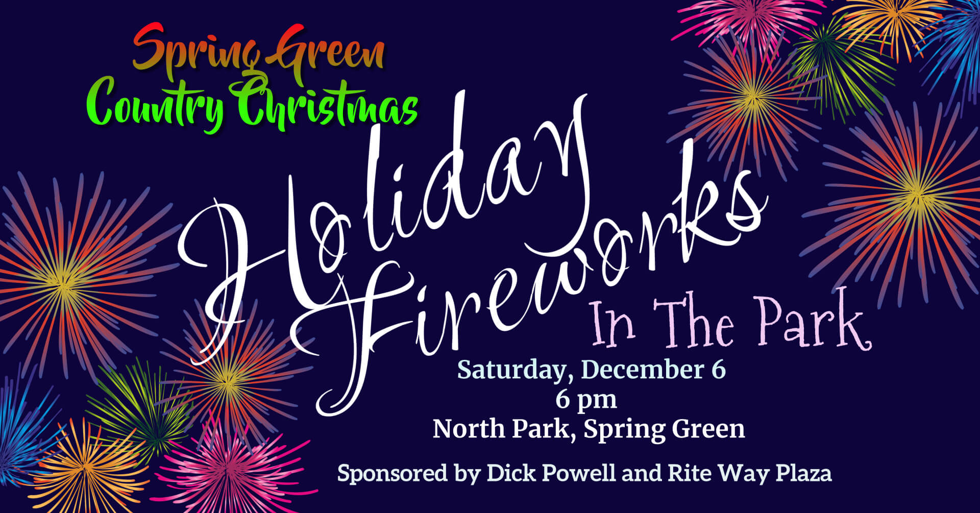 Event cover Holiday Fireworks in the Park event cover