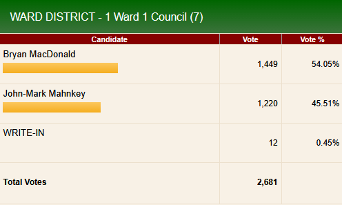 11.07.25 Updated Ward 1 Candidate results