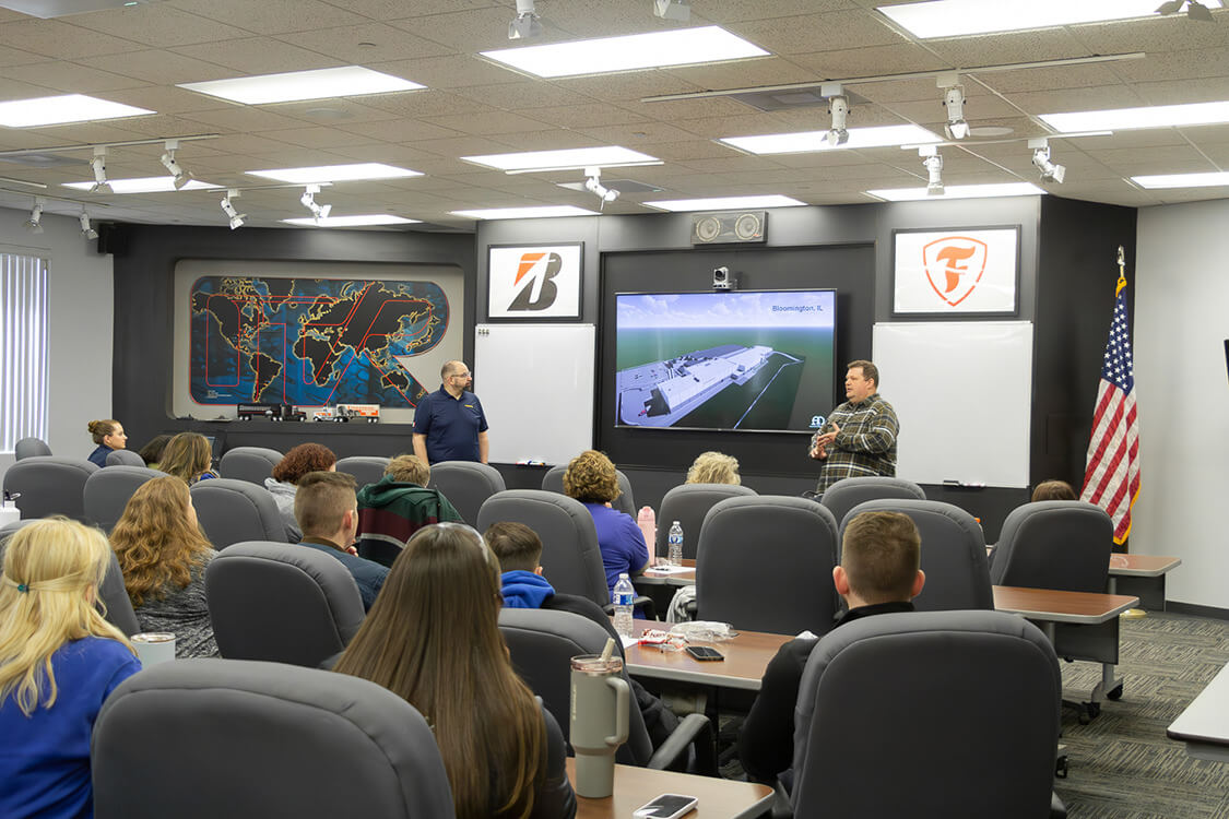 Manufacturing Day Class LMC during Manufacturing Day at Bridgestone