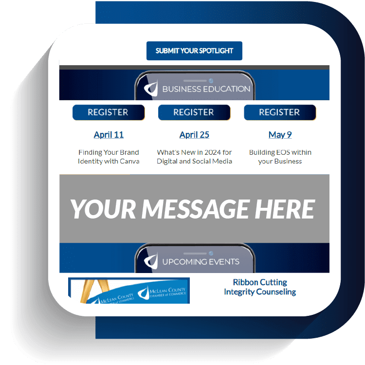 Click the icon to design your ad using our template.