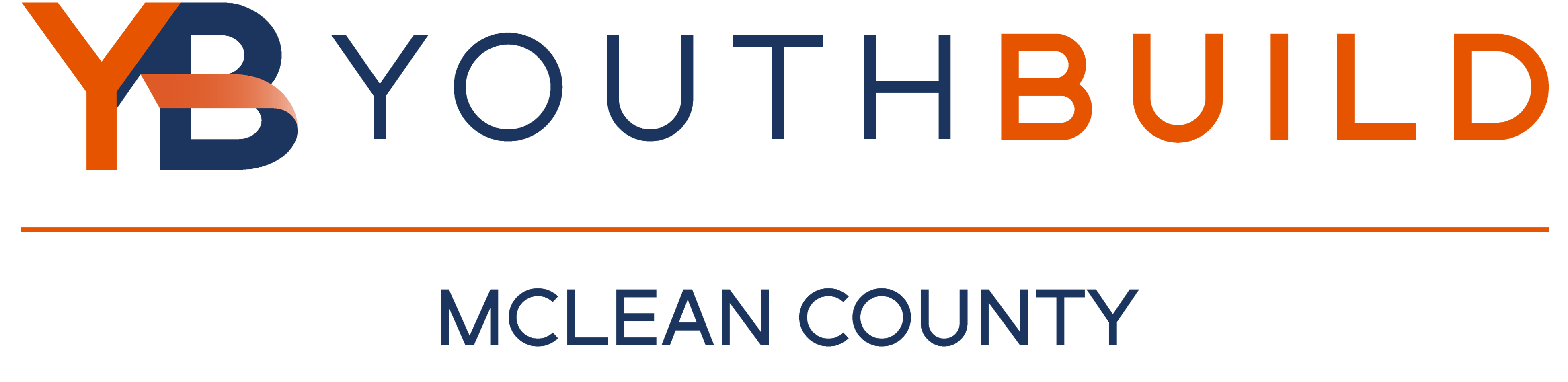 YouthBuildMcLeanCounty-MonogramWordmark-Horizontal-OrangeBlue