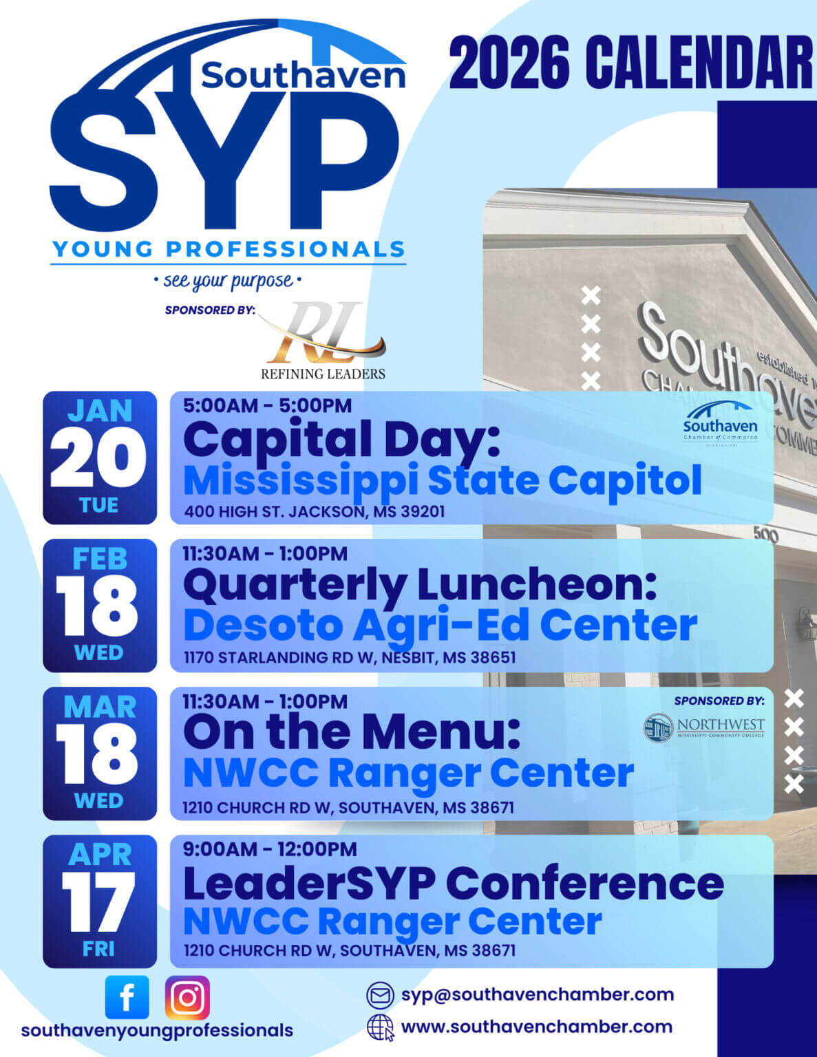 2026 SYP Calendar